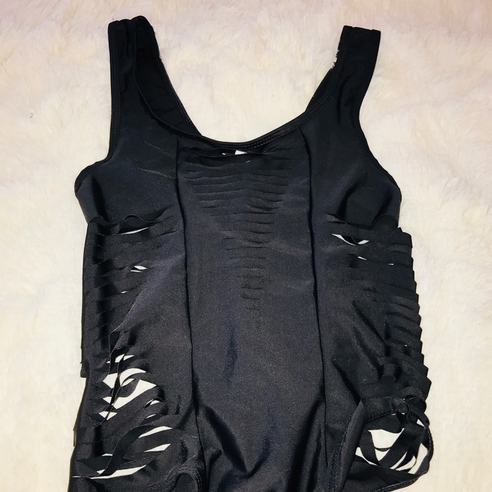 1️⃣Left❗️Slit cut out black monokini - Picture 6 of 8